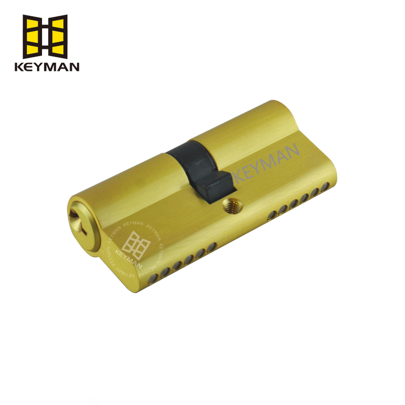 Euro High Security Double Door Lock Cylinder with Brass Keys