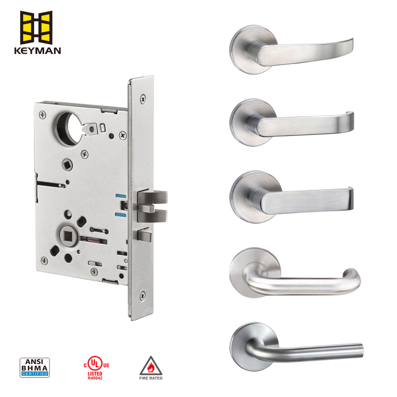 High Security UL Listed Mortise Lock Set for Doors M705