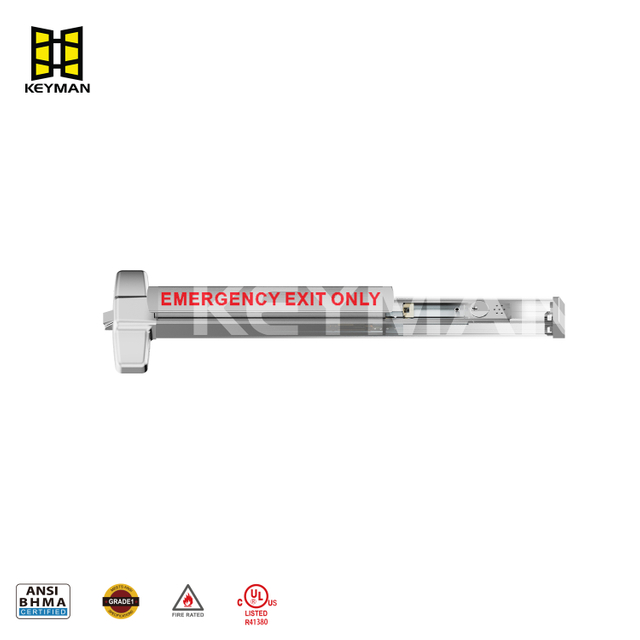 Keyman 15-Second Delayed Egress Panic Bar with Alarm Exit Device