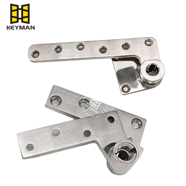 Stainless Steel 304 Commercial Door Offset Top and Bottom Pivot Hinge Set