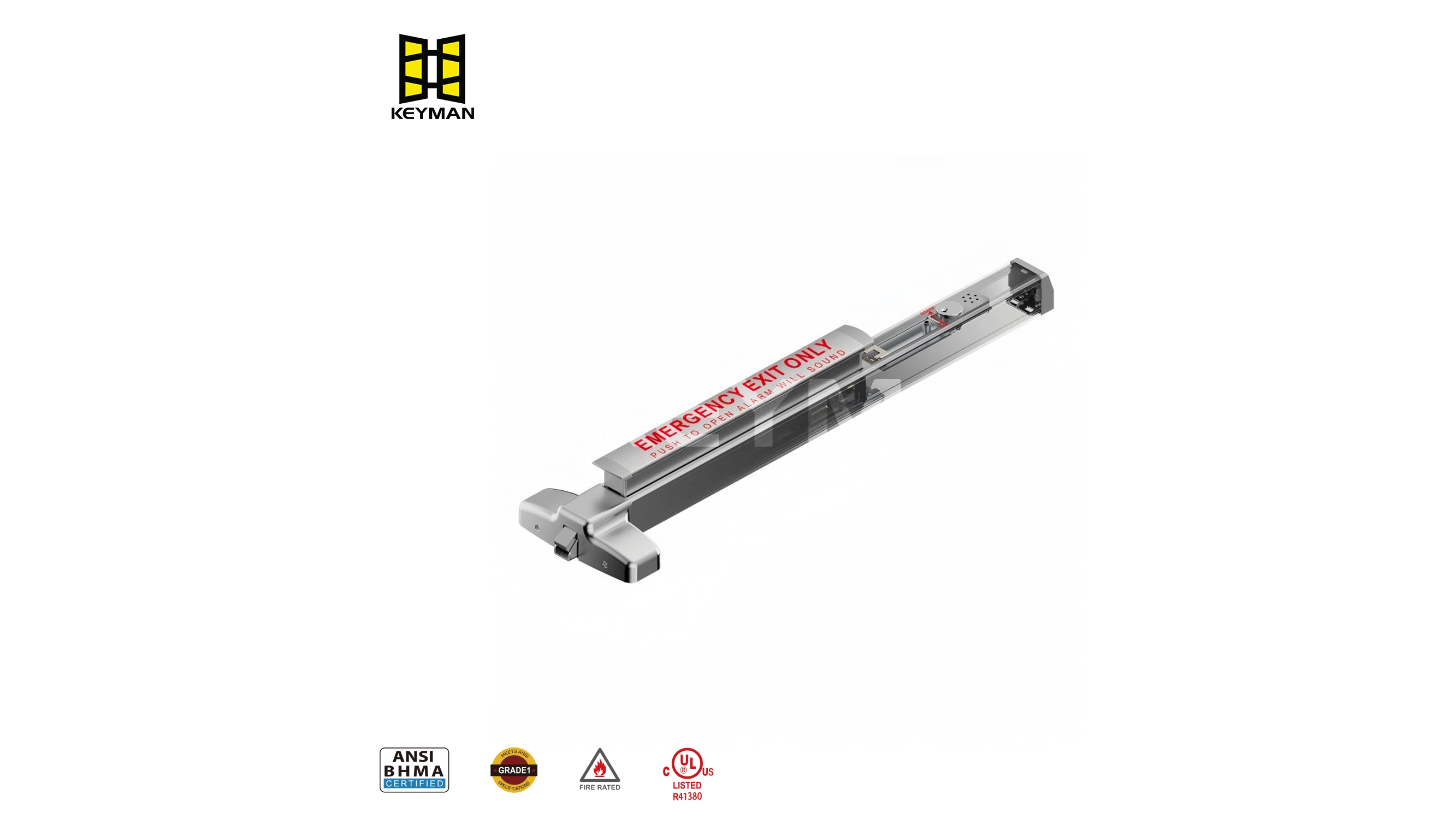 How To Lock Panic Bar Door？