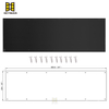 New Design Door Ironmongery Hardware Black Door Protector Plate
