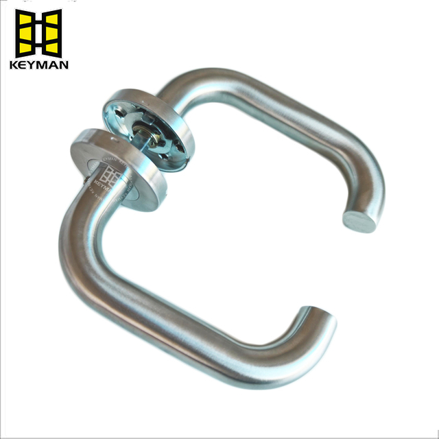 Durable European Style Stainless Steel Hollow Tube Door Lever