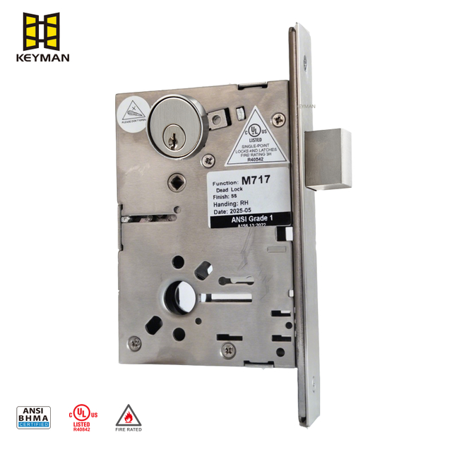 ANSI Stainless Steel Deadbolt Mortise Lock M717