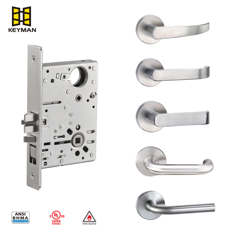 Commercial Door Mortise Cylinder Lock with Thumbturn M704