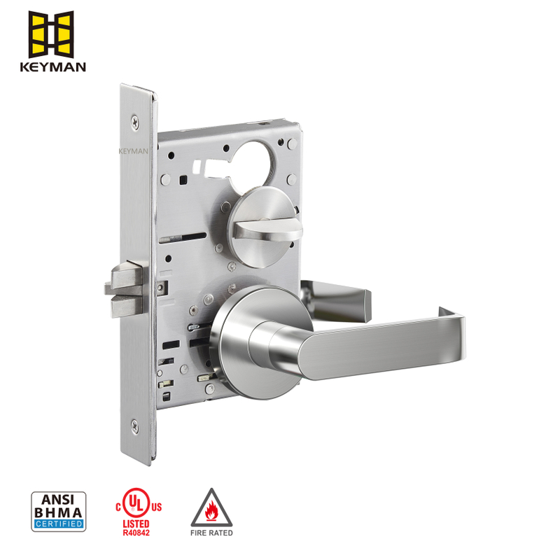 Fire Rated Deadbolt Mortise Lock with Indicator