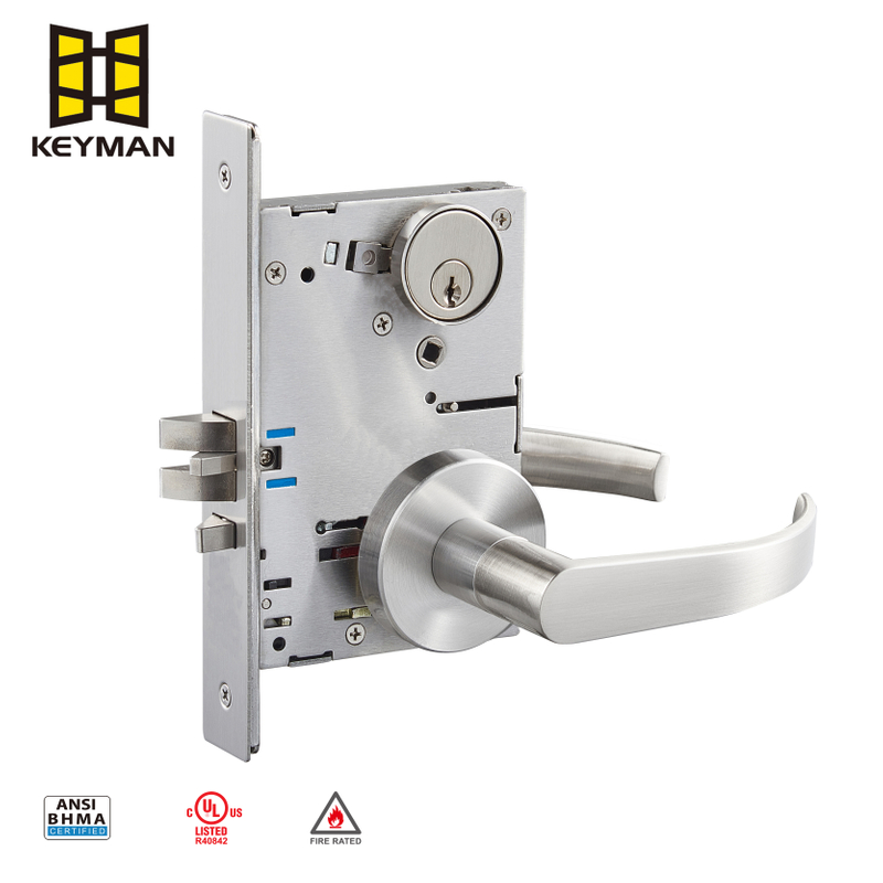 High Security UL Listed Mortise Lock Set for Doors M705