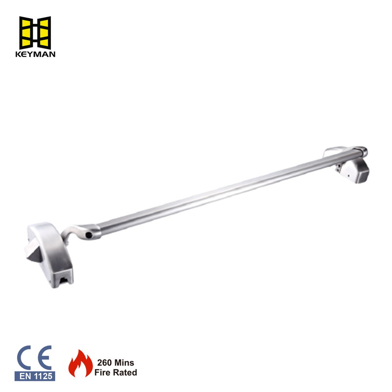 Keyman EN1125 Panic Device Modular System Push Bar for Glass Doors X1