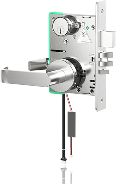 wooden door lock design