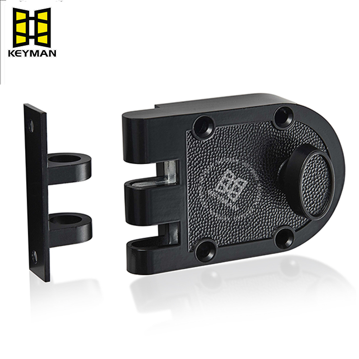 Heavy Duty Night Latch Rim Lock for Entry Antique Door Durable Zinc Alloy Key Unlock Way Anti-Theft Feature J2663