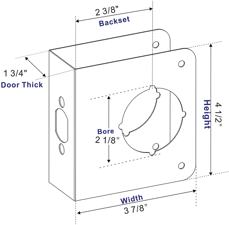High Quality Steel Door Lock Guard Premium Quality Durable Plate for Locks