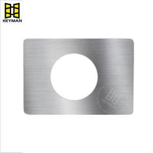 Factory Custom Stainless Steel Door Lock Cover Plate Security Door Lock Plate Hole Cover