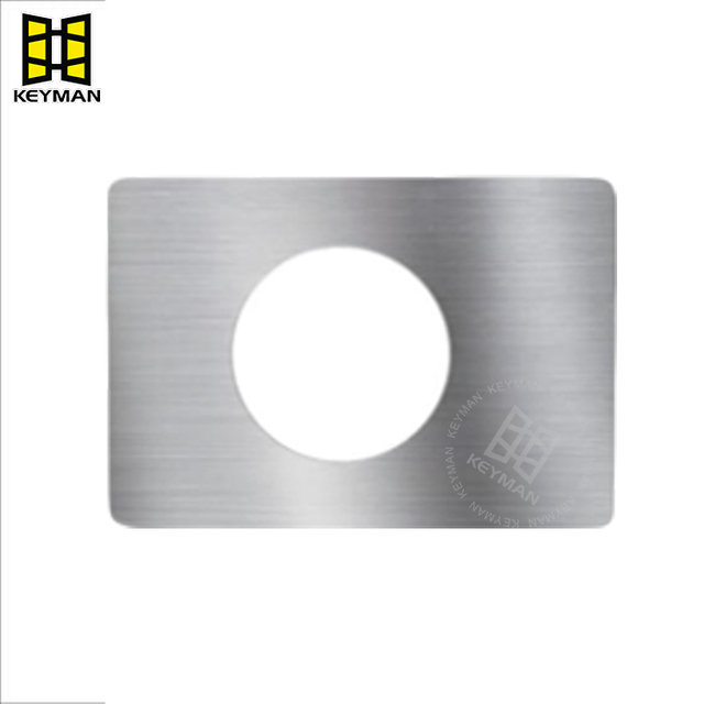 Factory Custom Stainless Steel Door Lock Cover Plate Security Door Lock Plate Hole Cover