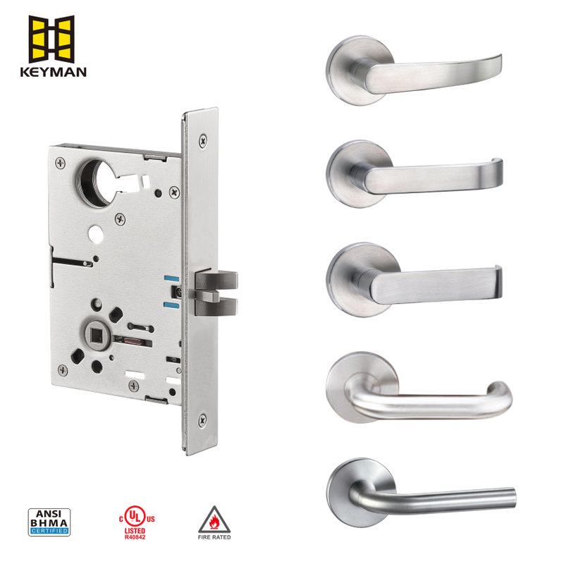 ANSI Grade I American Heavy Duty Entrance Mortise Lock 