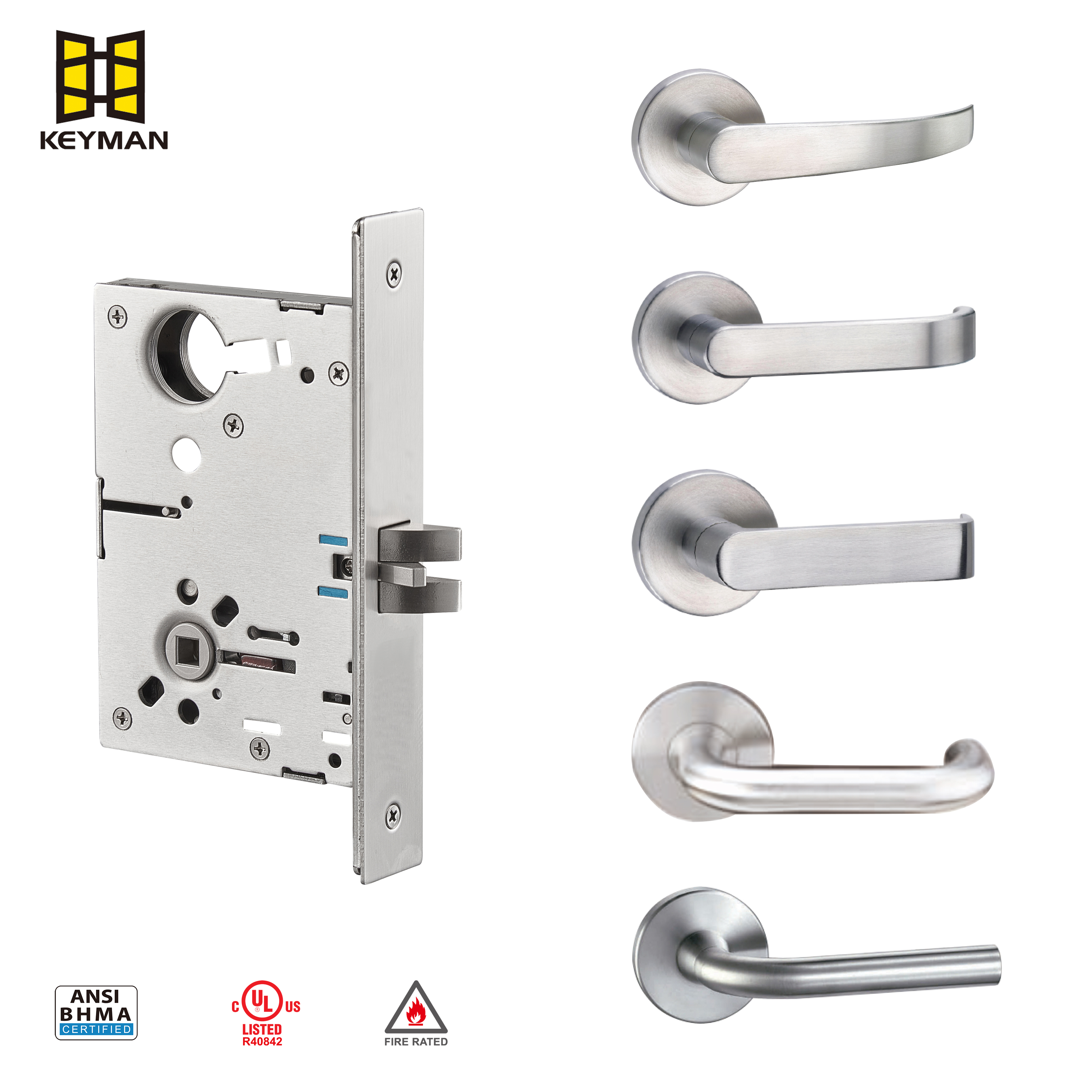 European Standard Electromechanical Plug-in Lock