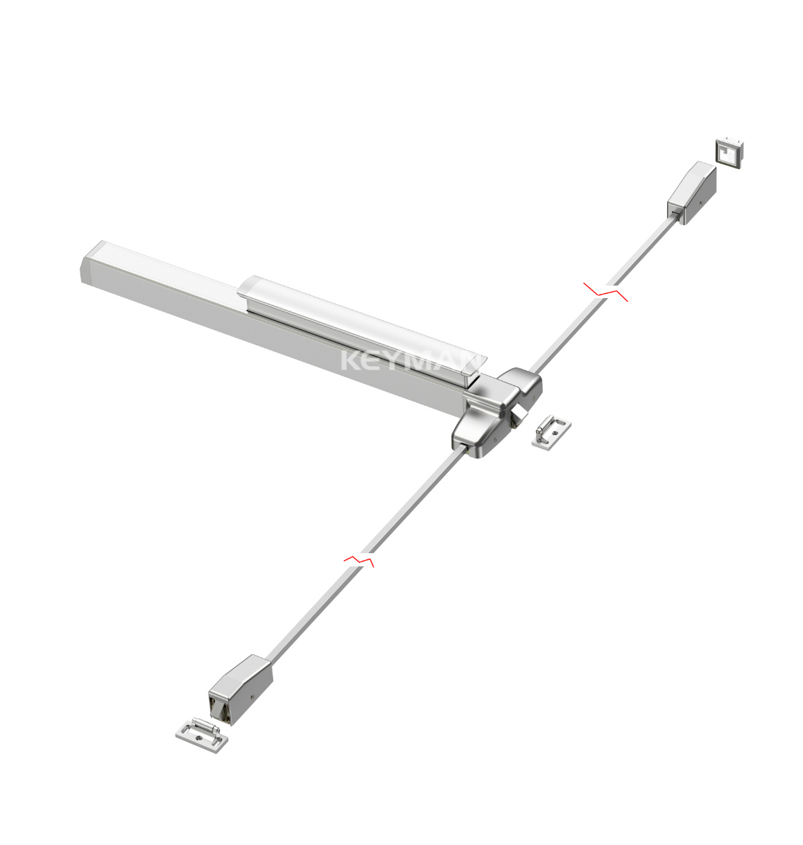 UL/ANSI fire rated panic bar 3 points