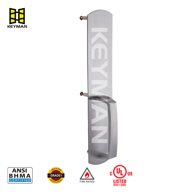 KEYMAN Pull And Thumbpiece Trim Dummy Trim with Grip Handle with Dogging Panic Bar