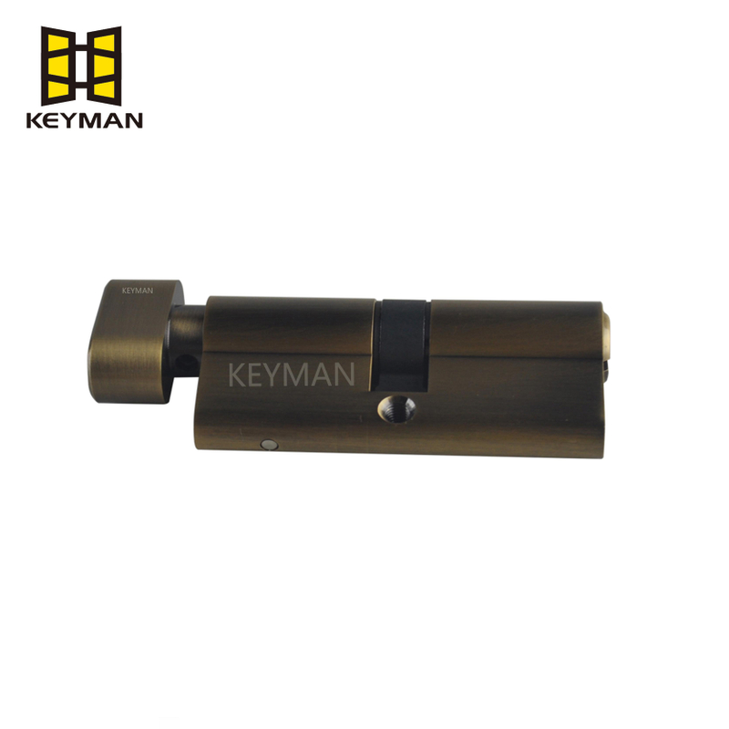 Supplier Satin Nickel Without Key European Double Lock Cylinder