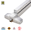 X901-R Fire Rated Door Single Point Side Latch Stainless Steel Rim Surface Mount Panic Bar Exit Device