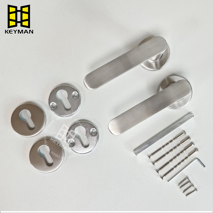 Universal Security Lever Handle Solid Lever Door Handle For Interior Door