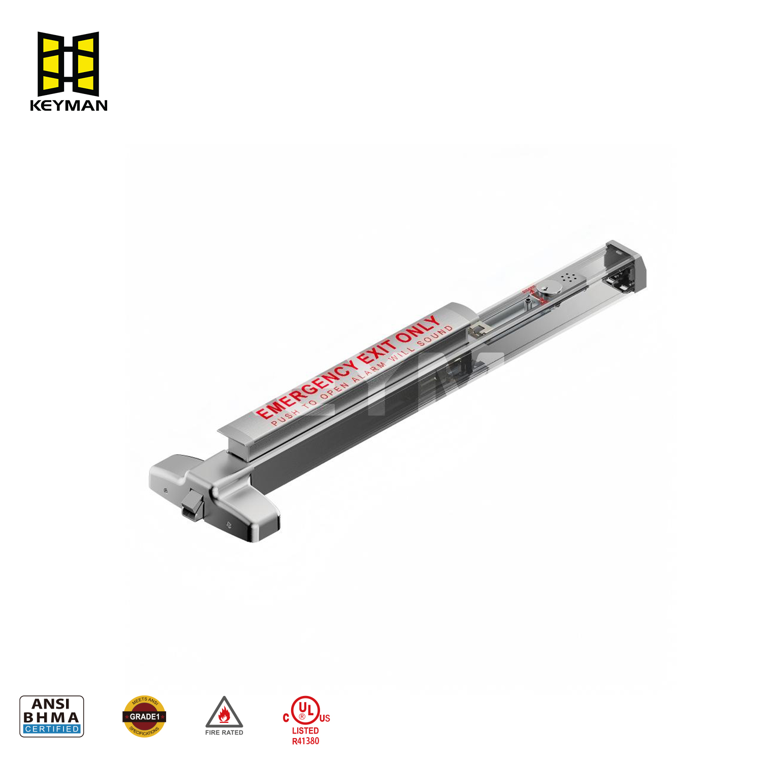 Keyman Prevent False Fire Door Alarms with Properly Integrated Exit Device Systems