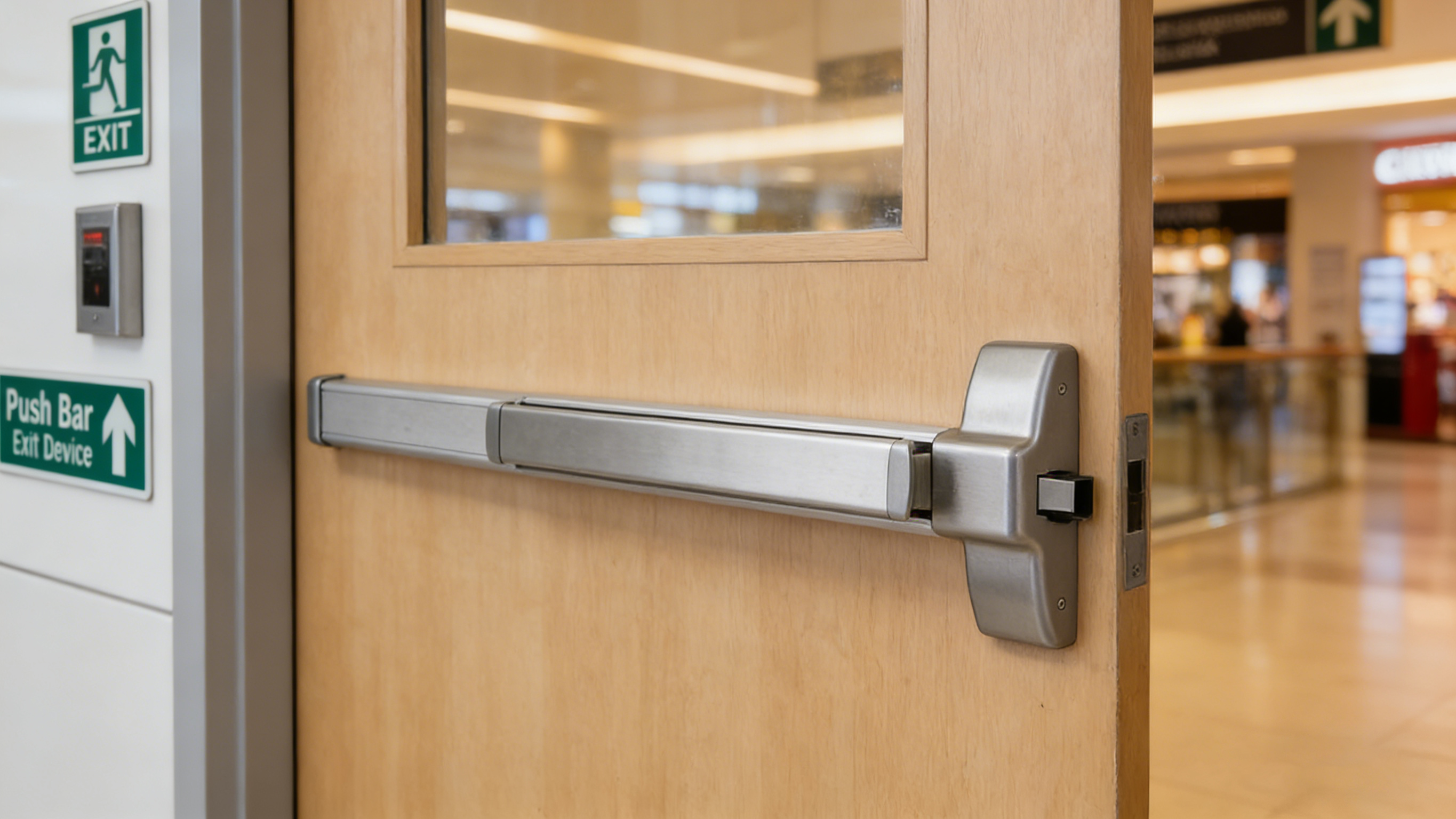 What Is A Push Bar Panic Exit Device with Exterior Lever?