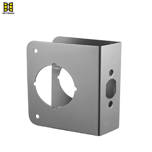  1-3/8 Inch Thick Suitable 2-1/8-Inch Bore Door Guard with Stainless Steel Color