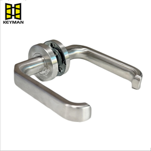 Round Rose Lever Indoor Passage Entry Mortise Lock Door Handle Set