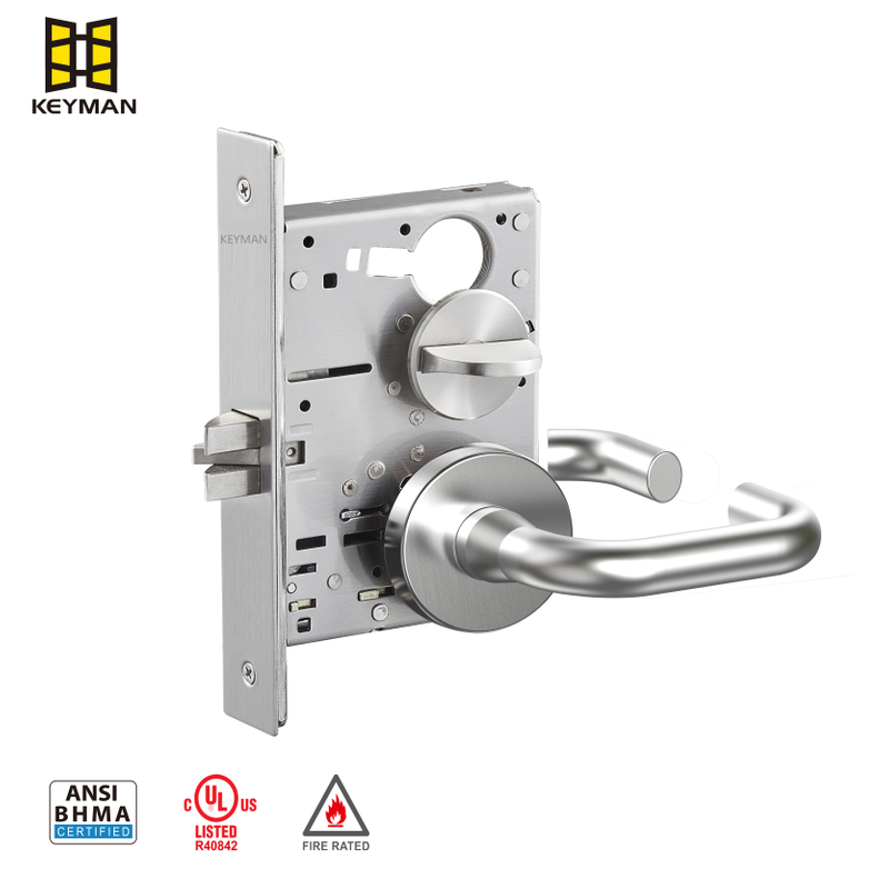 Fire Rated Deadbolt Mortise Lock with Indicator