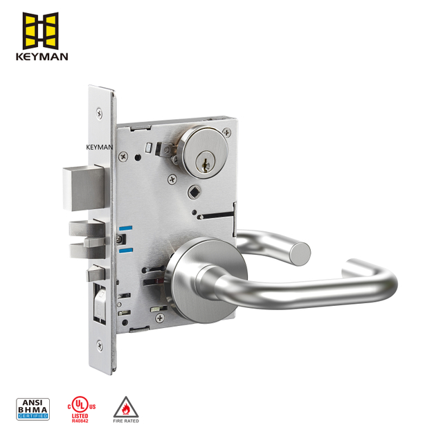 Commercial Door Mortise Cylinder Lock with Thumbturn M704