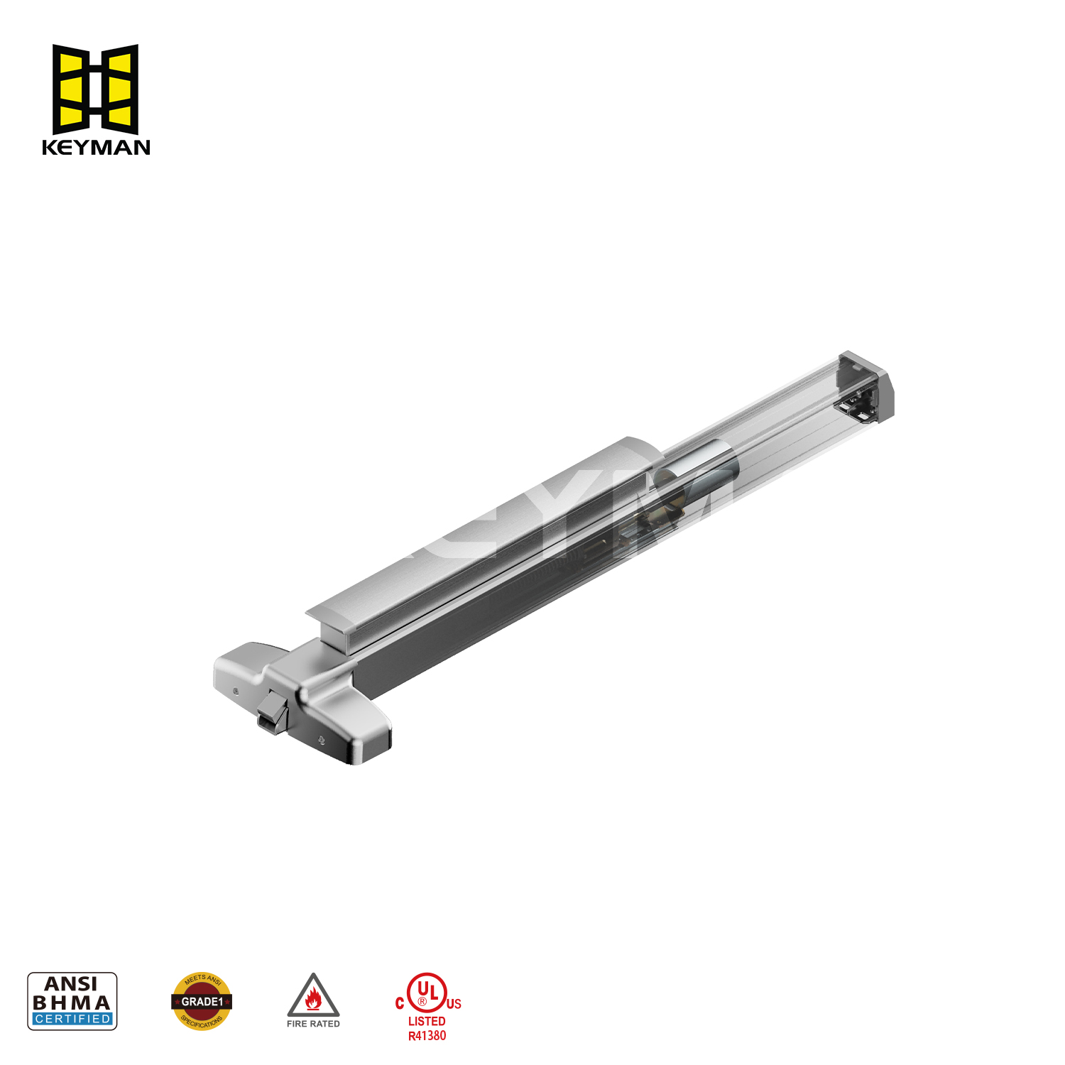 Keyman Fail Safe Electric Latch Retraction for Emergency Exit Doors