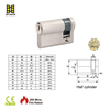 KEYMAN Half Euro Cylinder 45mm - EN 1303 High Security Single Sided Euro Profile Lock