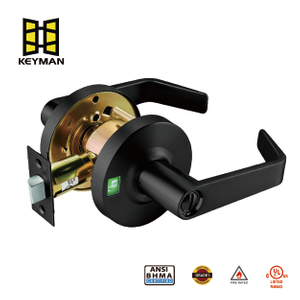 KEYMAN Commercial Door Lock Durable High Traffic Use Ideal for Commercial Bathroom Doors, Occupied Indicator, Privacy Lock,Back Finish