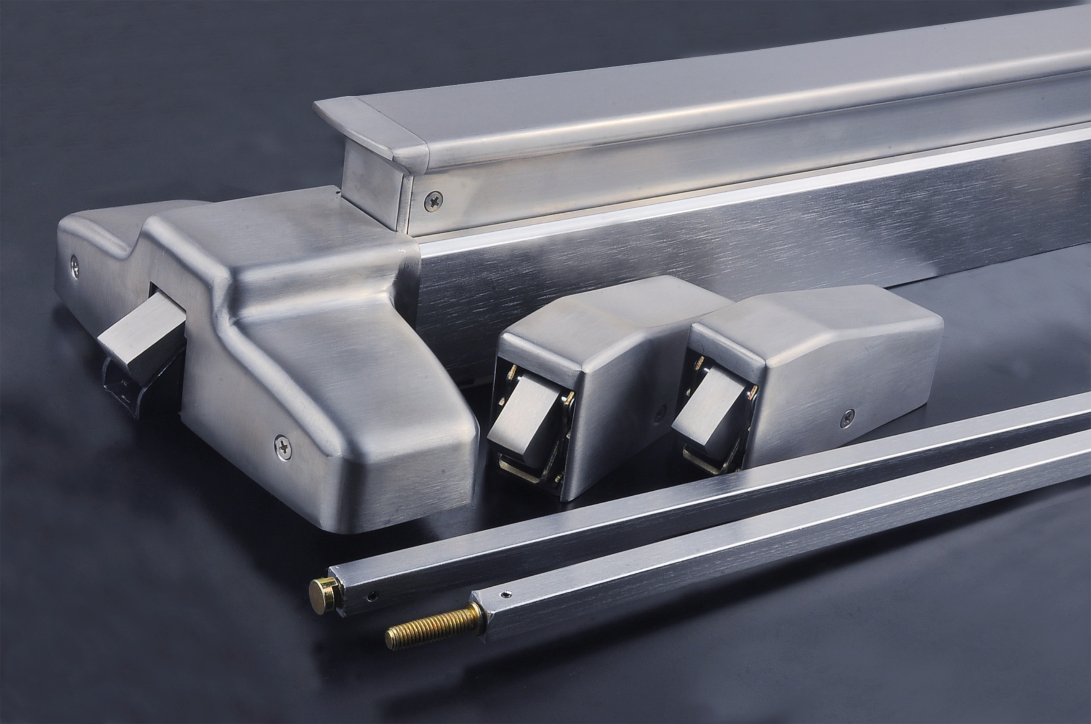 push bar panic exit device ul listed with exterior lever