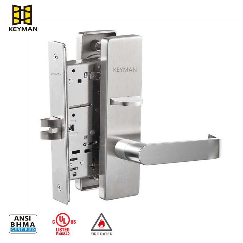 High Quality Front Door UL ANSI American Standard Security Privacy Door Lockset 