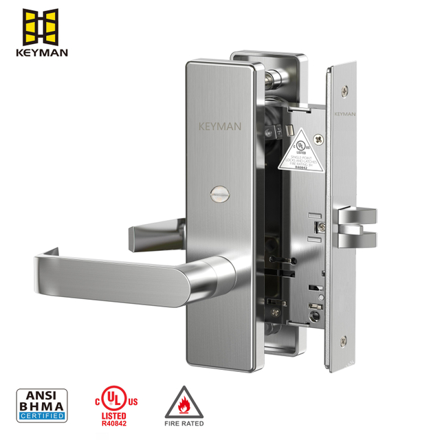 High Quality Front Door UL ANSI American Standard Security Privacy Door Lockset 
