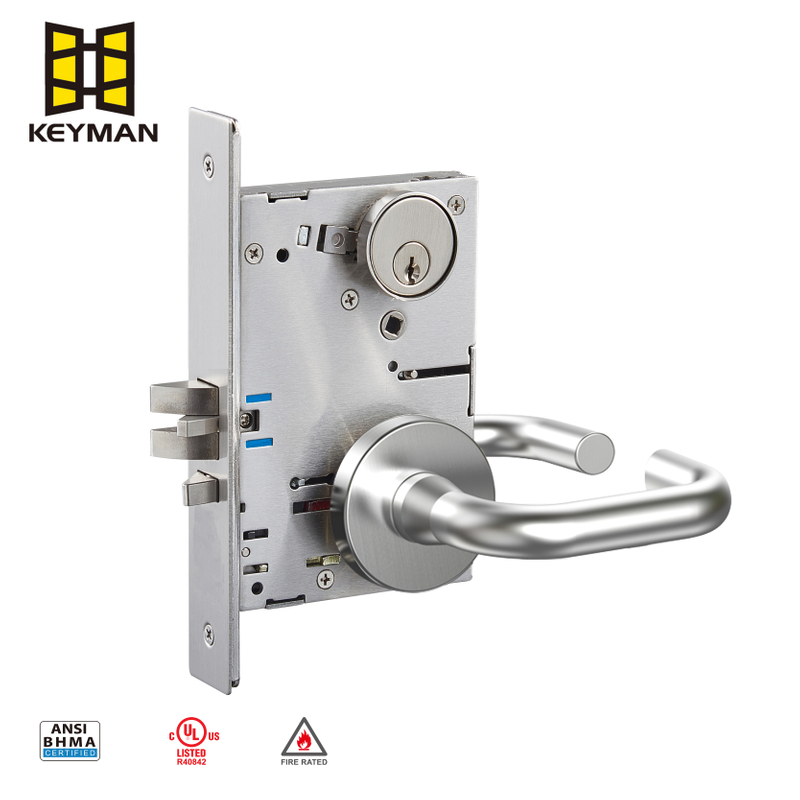 High Security UL Listed Mortise Lock Set for Doors M705