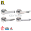 Heavy Duty Bent American Door Handle for interior door lock L01