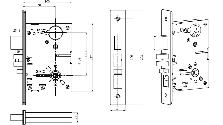 What is the Difference Between ANSI Grade 1, 2, and 3 Mortise Locks?