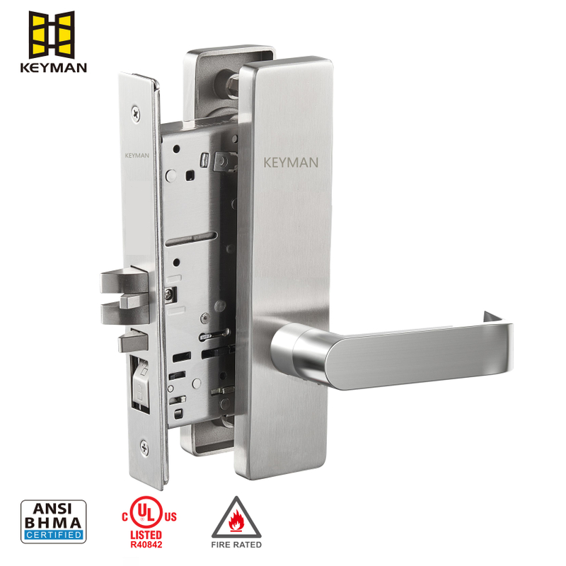 UL Fire Rated 3H Office Security Door Mortise Patch Mortise Lock