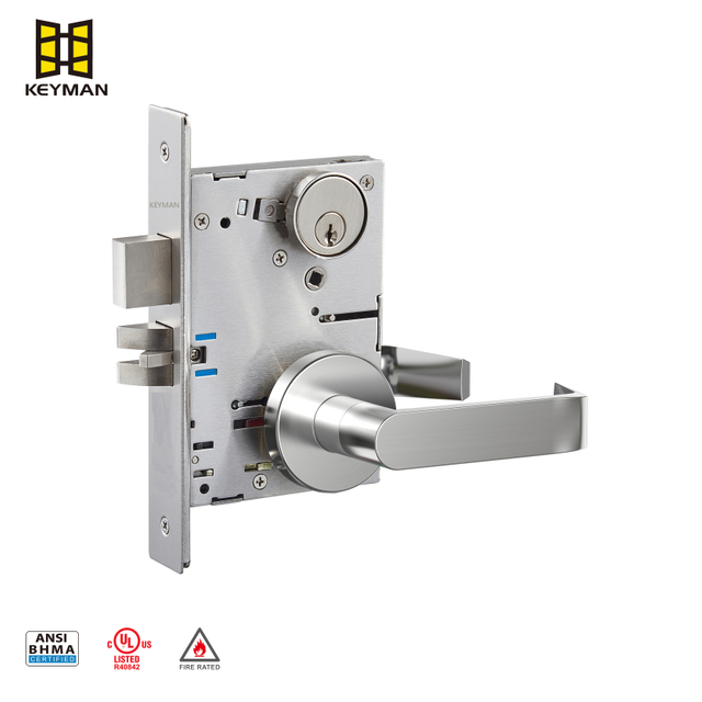 UL Listed Dormitory Function Lever Handle Mortise Lock M713