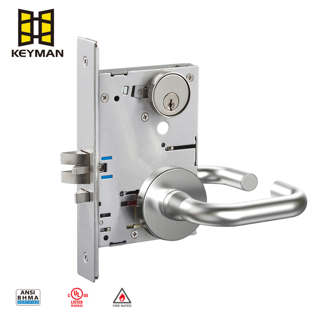 Mordern Style ANSI Standard Storeroom Function Door Mortise Lock M707