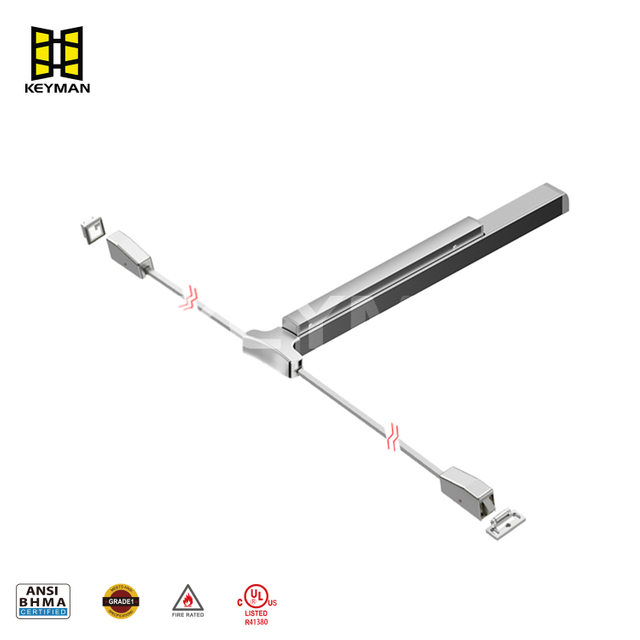 Keyman Mudiium Duty Narrow Vertical Rod Panic Bar Exit Device X601-V