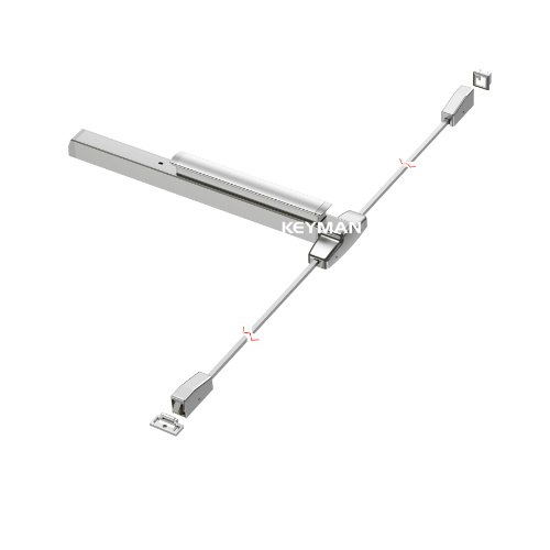 Mortise surface vertical exit device