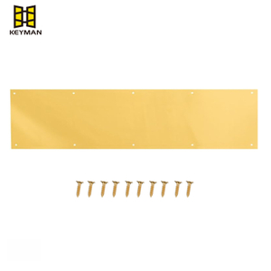 Front Door Stainless Steel 304 Bottom Kick Plate Entrance Passage Anti-kick Fire Rated Door Plate Door Hardware