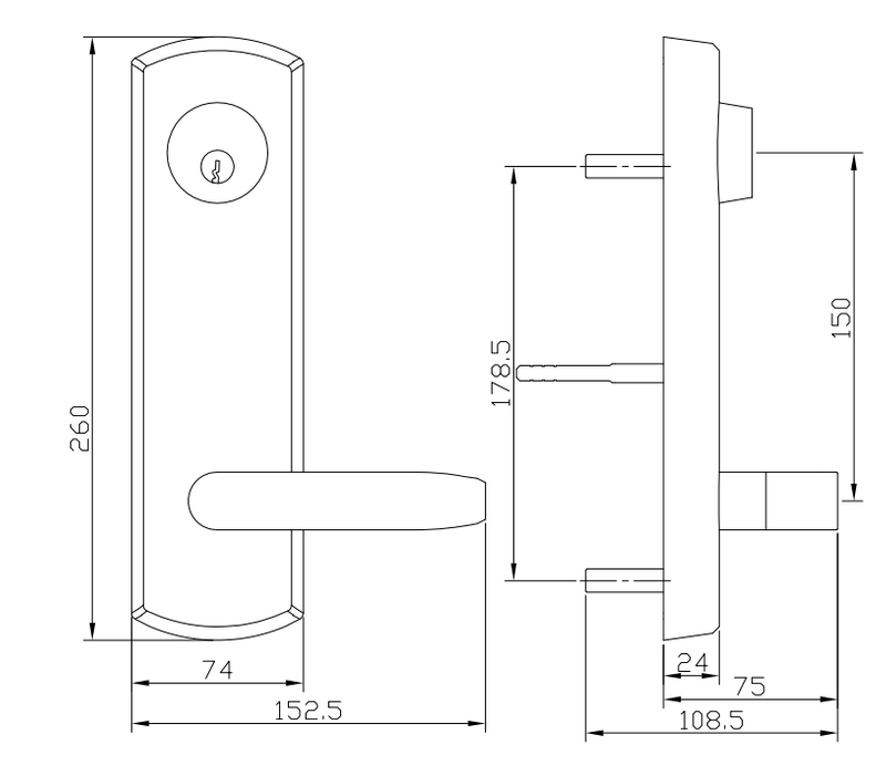 5E Heavy Duty Rim Exit Device with Electric Trim – Secure & Durable Access Control