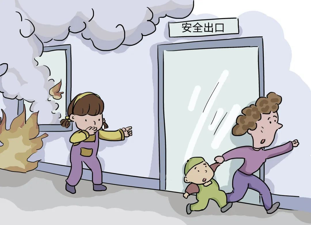 Facing Threat of Fire in Building
