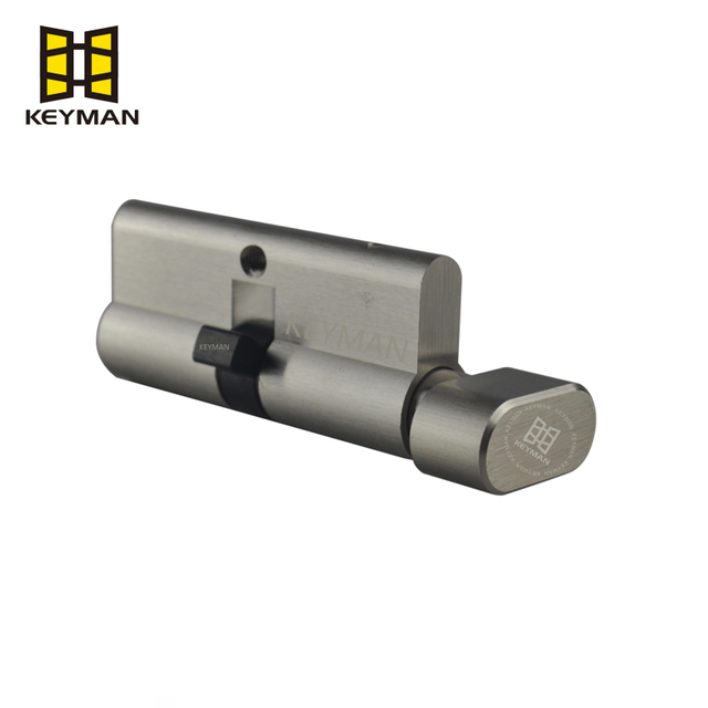 Supplier Satin Nickel Without Key European Double Lock Cylinder