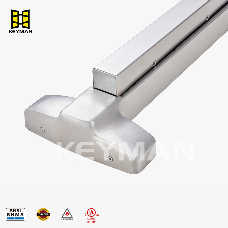 Keyman ANSI Grade 1 Mortise Panic Device Commercial Push Bar for Schools & Hospitals X901-M