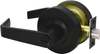 KEYMAN Commercial Grade Bathroom Indicator Door Lever Lock Finish Black